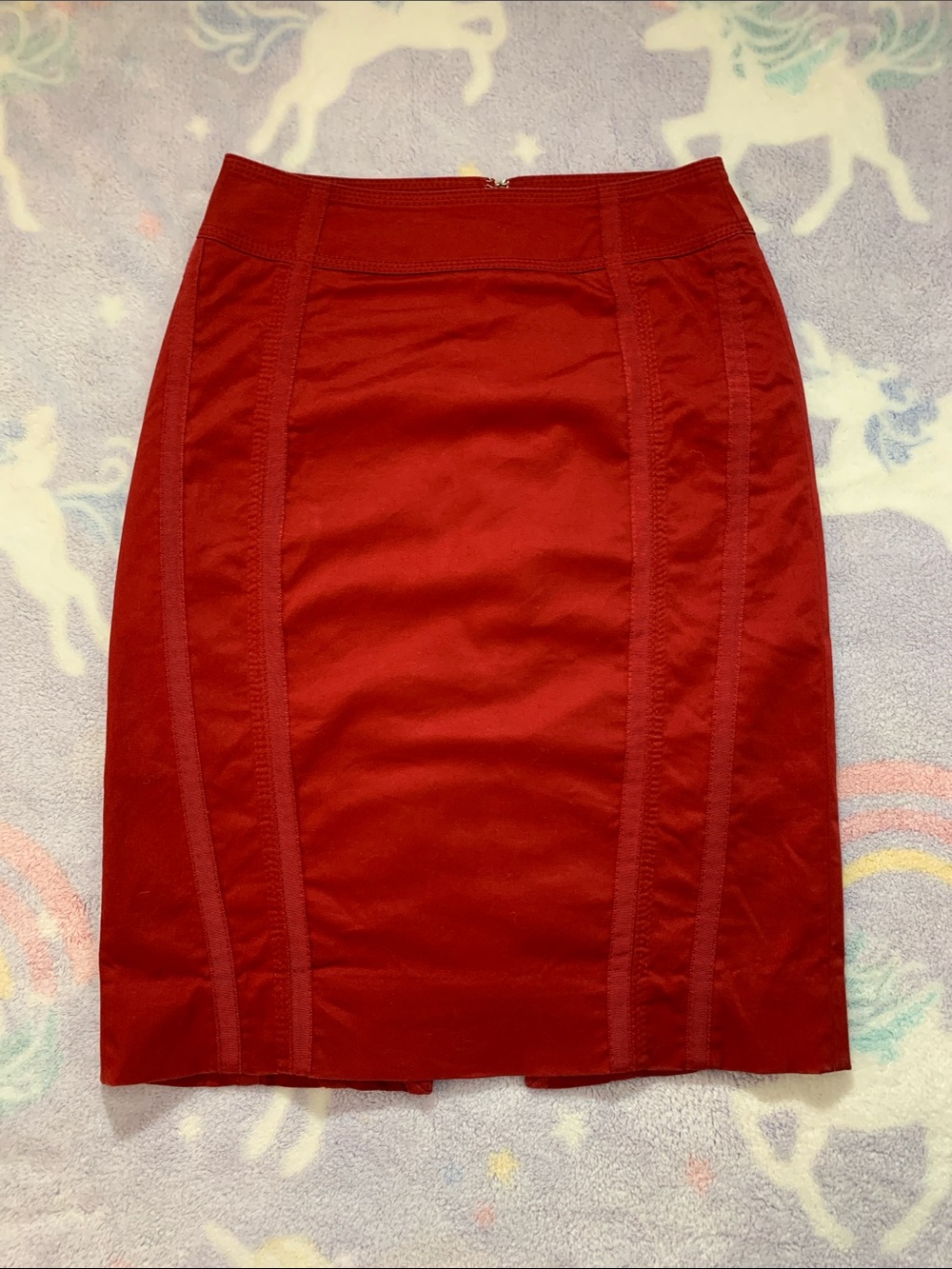 Sexy Red Pin-Up Pencil Skirt